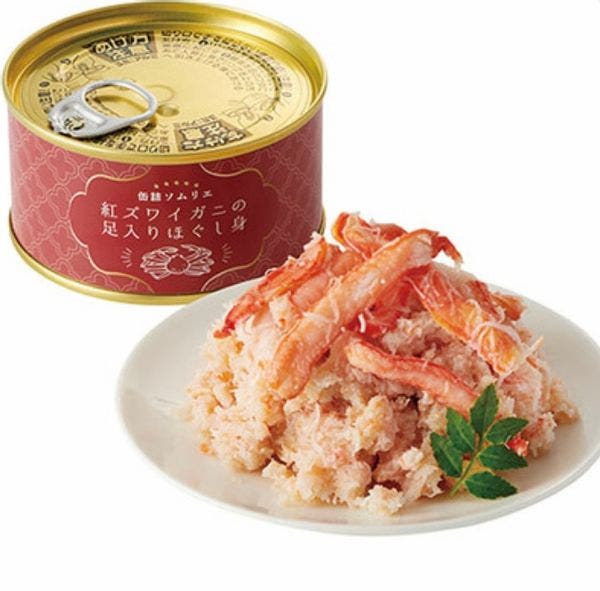 高島屋 たらばかに脚肉缶詰（爪肉入）缶詰 - 魚介類(加工食品)