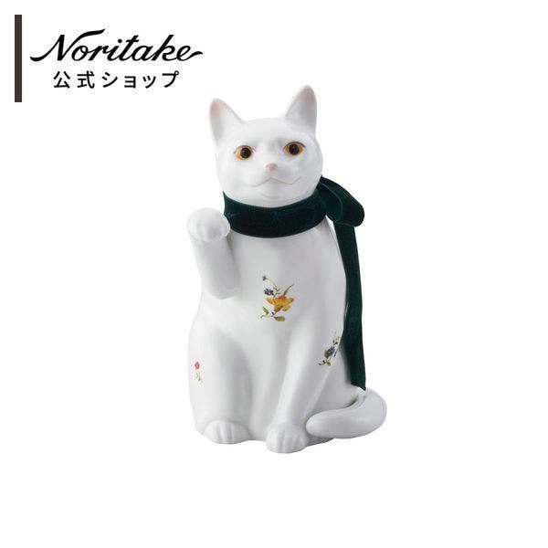 新品未使用】Noritake (ノリタケ) 招き猫 陶器 置物 - 置物